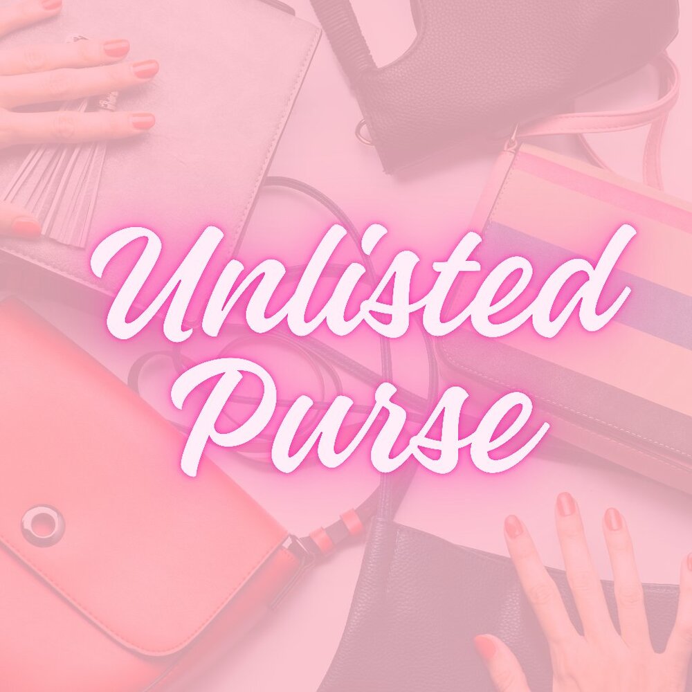 UNLISTED PURSE or PURSE BUNDLE